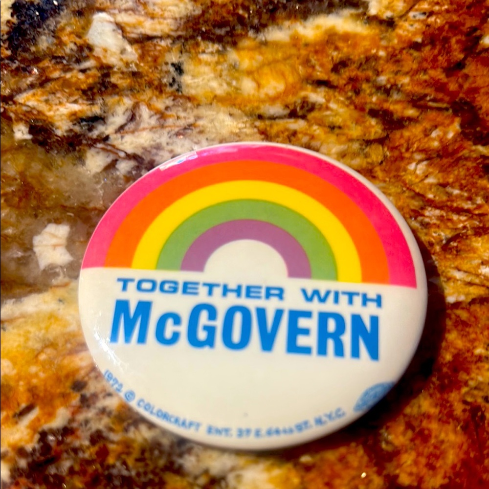Colorful McGovern Campaign Button